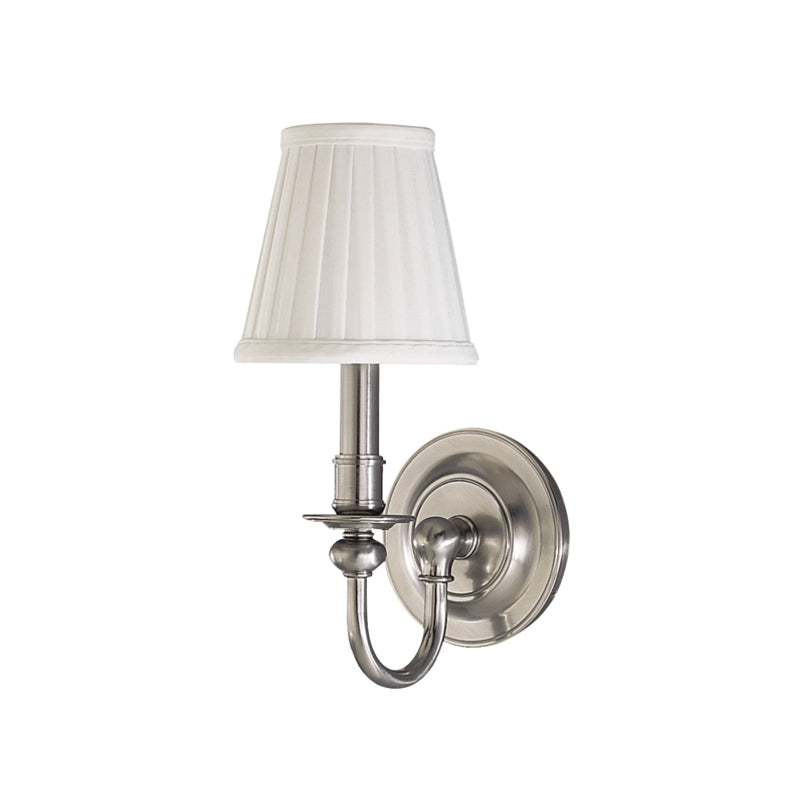 Hudson Valley Canada - One Light Wall Sconce - Beekman - Satin Nickel- Union Lighting Luminaires Decor