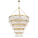 Crystorama - 30 Light Chandelier - Emory - Modern Gold- Union Lighting Luminaires Decor