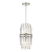 Crystorama - Four Light Pendant - Hayes - Polished Nickel- Union Lighting Luminaires Decor