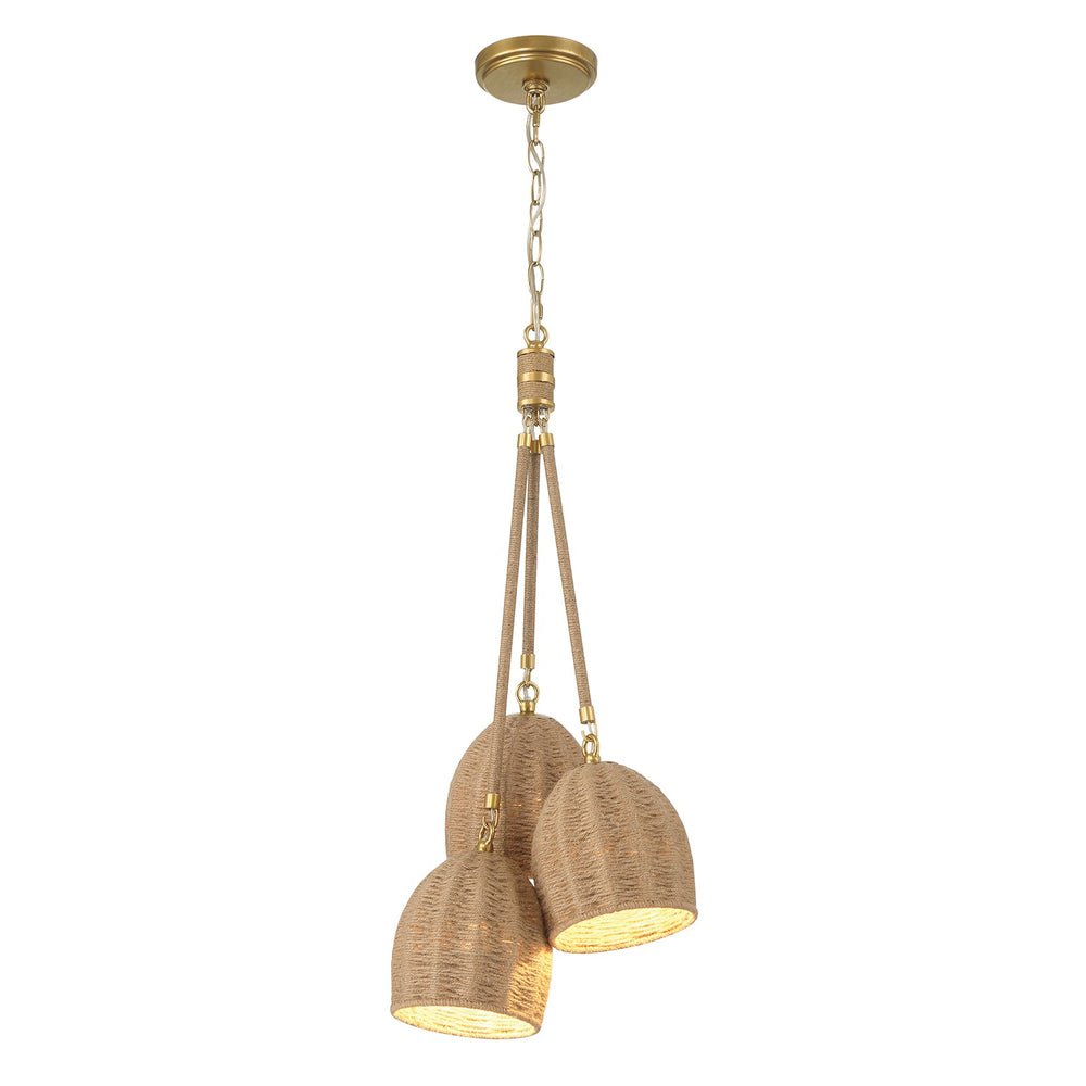 Crystorama - LED Pendant - Jace - Soft Gold- Union Lighting Luminaires Decor