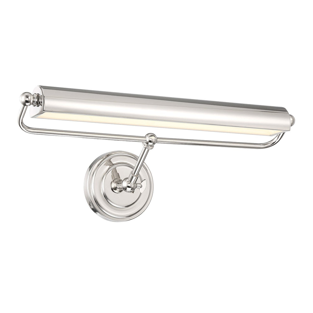 Crystorama - LED Wall Sconce - Miller - Polished Nickel- Union Lighting Luminaires Decor