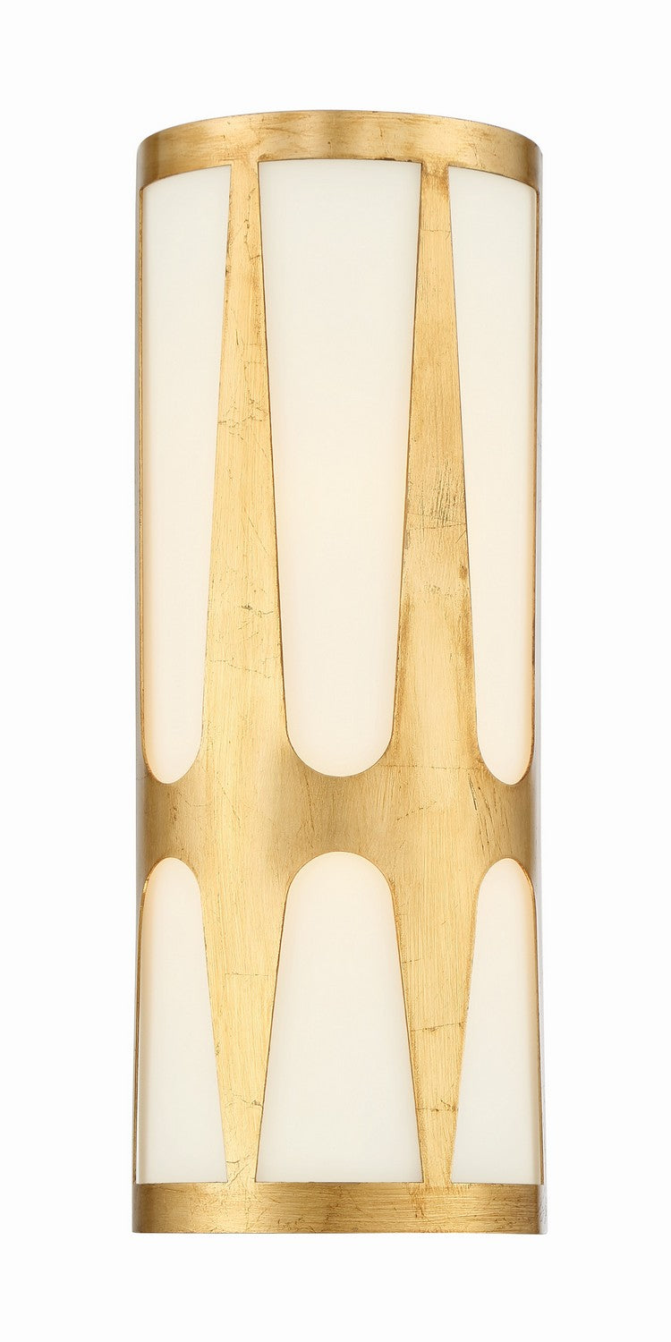 Crystorama - LED Wall Sconce - Royston - Antique Gold- Union Lighting Luminaires Decor
