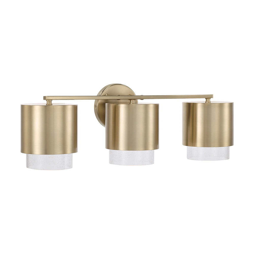 Capital Lighting - Three Light Vanity - Weller - Matte Brass- Union Lighting Luminaires Decor