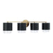 Capital Lighting - Four Light Vanity - Weller - Matte Brass and Black- Union Lighting Luminaires Decor