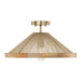 Capital Lighting - One Light Semi Flush Mount - Maya - Matte Brass- Union Lighting Luminaires Decor