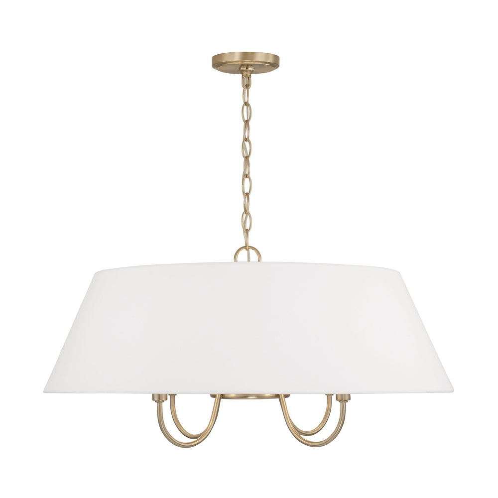 Capital Lighting - Four Light Pendant - Julia - Matte Brass- Union Lighting Luminaires Decor