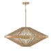 Capital Lighting - Four Light Pendant - Maya - Matte Brass- Union Lighting Luminaires Decor