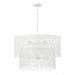Capital Lighting - Seven Light Pendant - Pheobe - Matte White- Union Lighting Luminaires Decor
