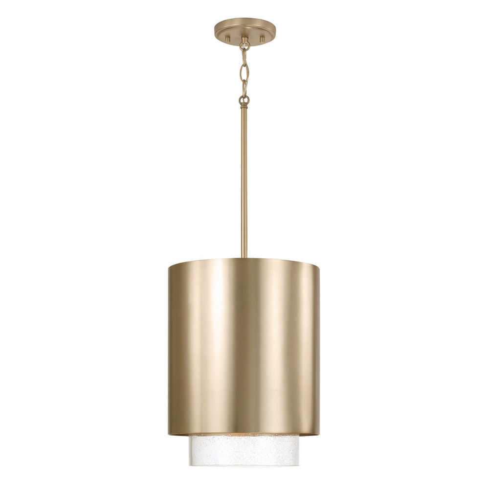 Capital Lighting - One Light Pendant - Weller - Matte Brass- Union Lighting Luminaires Decor