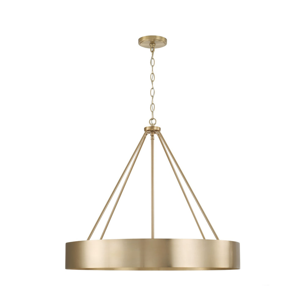 Capital Lighting - Four Light Chandelier - Weller - Matte Brass- Union Lighting Luminaires Decor