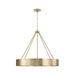 Capital Lighting - Four Light Chandelier - Weller - Matte Brass- Union Lighting Luminaires Decor