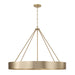 Capital Lighting - Six Light Chandelier - Weller - Matte Brass- Union Lighting Luminaires Decor