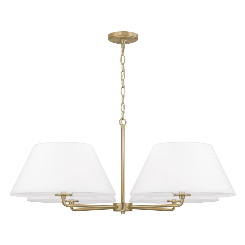 Capital Lighting - Four Light Chandelier - Parson - Matte Brass- Union Lighting Luminaires Decor