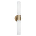 Capital Lighting - Two Light Wall Sconce - Parson - Matte Brass- Union Lighting Luminaires Decor