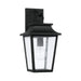 Capital Lighting - One Light Outdoor Wall Lantern - Chandler - Black- Union Lighting Luminaires Decor