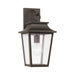 Capital Lighting - One Light Outdoor Wall Lantern - Chandler - Oiled Bronze- Union Lighting Luminaires Decor