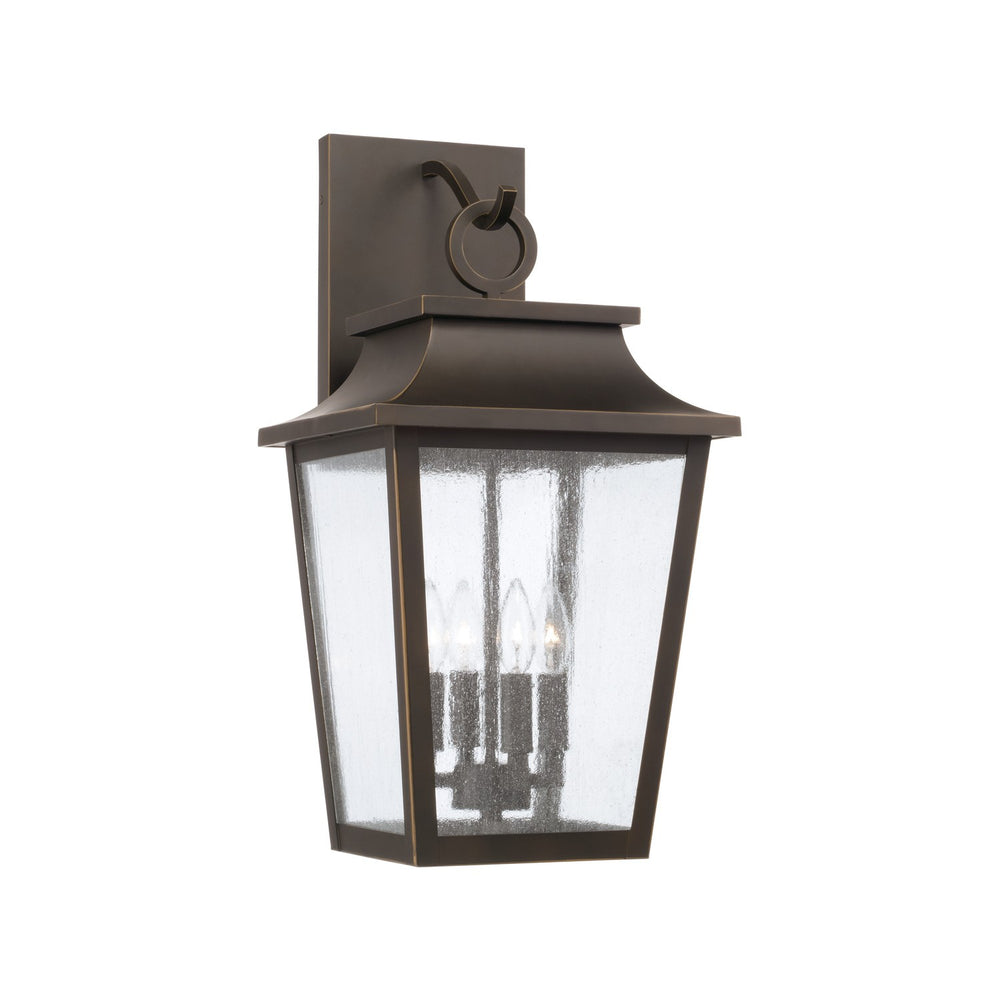 Capital Lighting - Four Light Outdoor Wall Lantern - Chandler - Oiled Bronze- Union Lighting Luminaires Decor