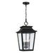 Capital Lighting - Four Light Outdoor Hanging Lantern - Chandler - Black- Union Lighting Luminaires Decor