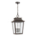 Capital Lighting - Four Light Outdoor Hanging Lantern - Chandler - Oiled Bronze- Union Lighting Luminaires Decor