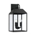 Capital Lighting - Three Light Outdoor Wall Lantern - Nelson - Black- Union Lighting Luminaires Decor