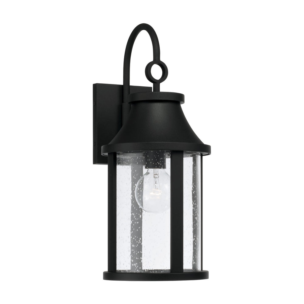 Capital Lighting - One Light Outdoor Wall Lantern - Bridger - Black- Union Lighting Luminaires Decor