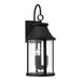 Capital Lighting - Three Light Outdoor Wall Lantern - Bridger - Black- Union Lighting Luminaires Decor