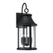 Capital Lighting - Four Light Outdoor Wall Lantern - Bridger - Black- Union Lighting Luminaires Decor