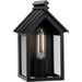 Progress Canada - One Light Outdoor Wall Lantern - Point Dume-Dunemere - Matte Black- Union Lighting Luminaires Decor
