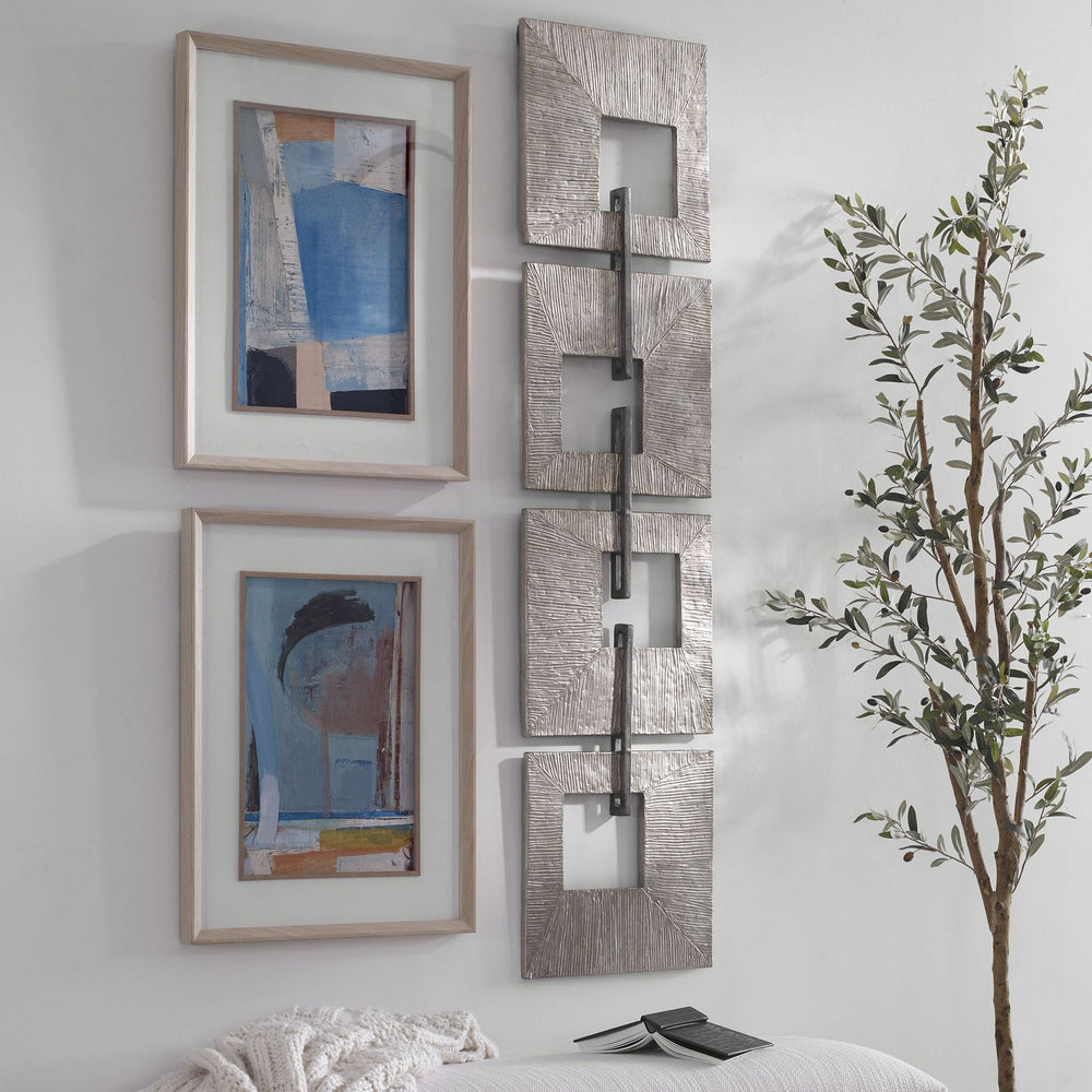 Uttermost - Wall Decor - Linked - Champagne Gold- Union Lighting Luminaires Decor