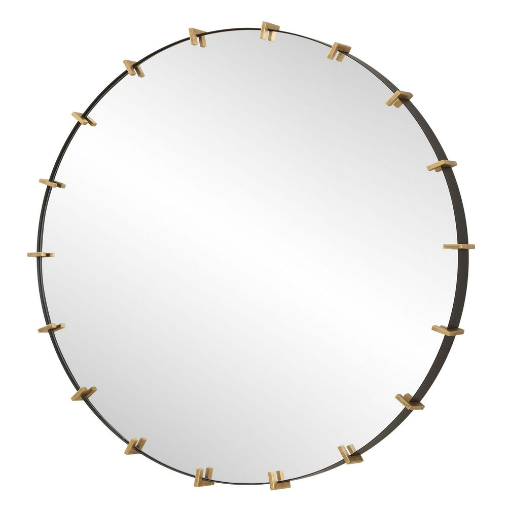 Uttermost - Mirror - Pali - Antiqued Brushed Gold- Union Lighting Luminaires Decor