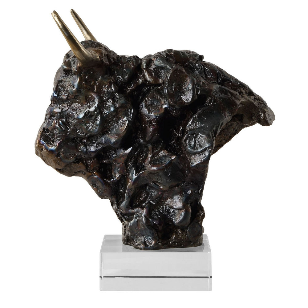 Uttermost - Sculpture - Bison - Tarnished Bronze- Union Lighting Luminaires Decor