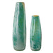 Uttermost - Vases, S/2 - High Tide - Exquisite Teal, Amber, And Gold- Union Lighting Luminaires Decor