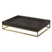 Uttermost - Tray - Shadowstone - Antiqued Brass- Union Lighting Luminaires Decor