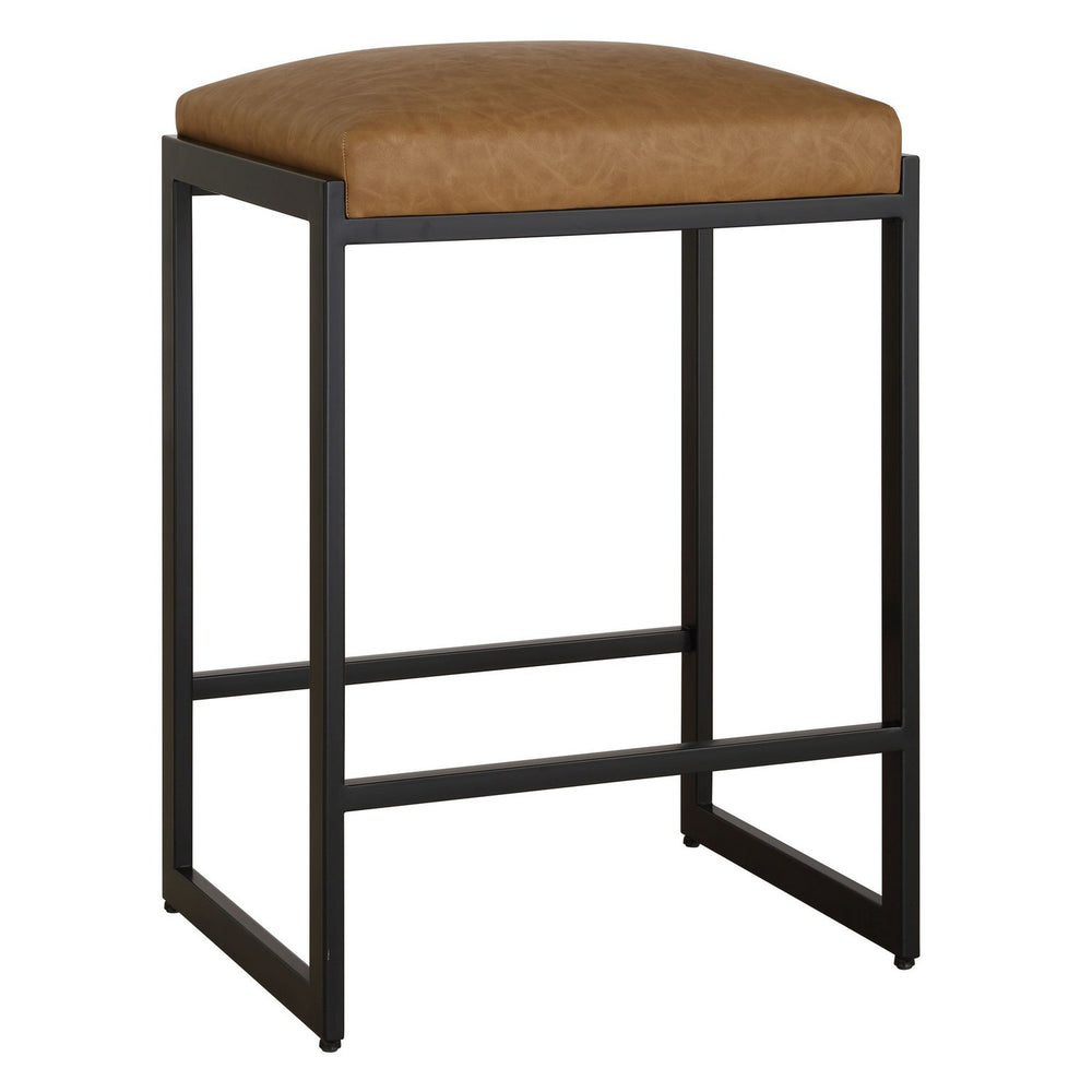 Uttermost - Counter Stool - Atticus - Satin Black- Union Lighting Luminaires Decor