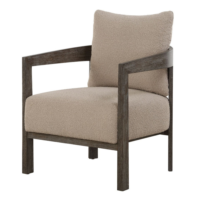 Uttermost - Accent Chair - Sienna - Solid Oak- Union Lighting Luminaires Decor
