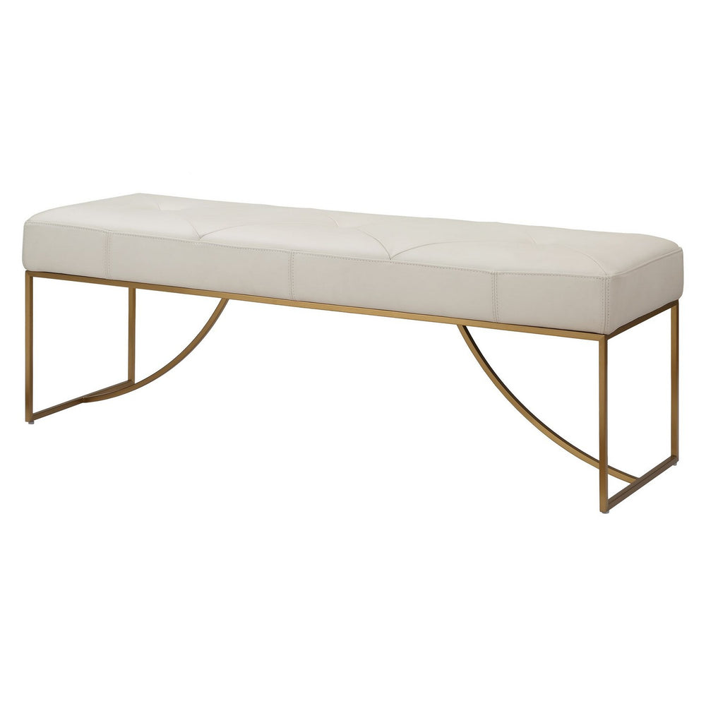 Uttermost - Bench - Swale - Brushed Brass- Union Lighting Luminaires Decor