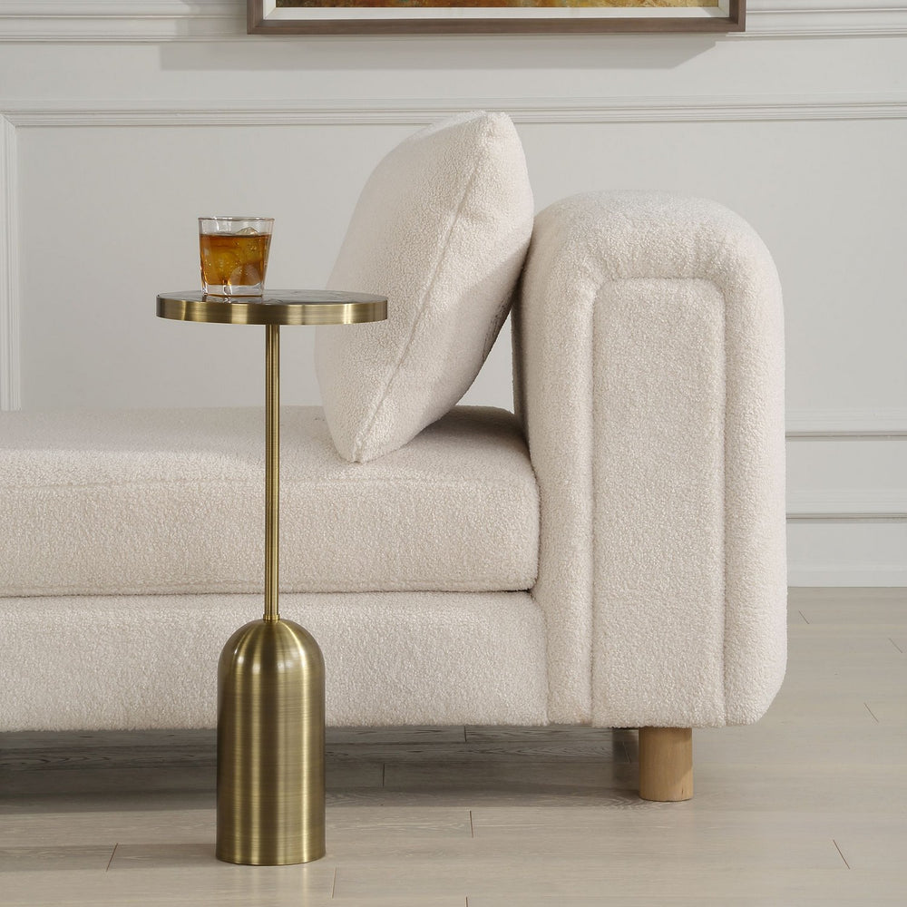 Uttermost - Drink Table - Pascal - Brushed Brass Stainless Steel- Union Lighting Luminaires Decor