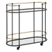 Uttermost - Bar Cart - Andre - Satin Black- Union Lighting Luminaires Decor
