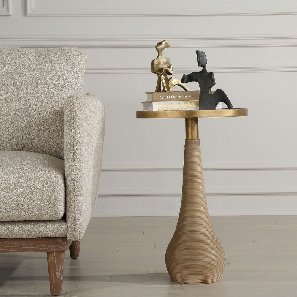 Uttermost - Accent Table - Terra - Antique Brass- Union Lighting Luminaires Decor