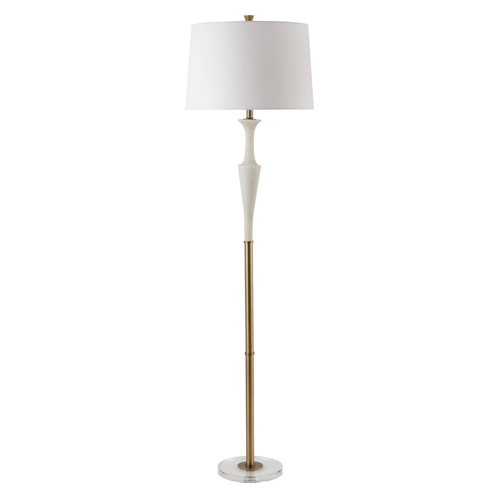 Uttermost - One Light Floor Lamp - Colette - Antique Brass- Union Lighting Luminaires Decor
