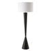 Uttermost - One Light Floor Lamp - Layla - Antique Brass- Union Lighting Luminaires Decor
