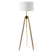 Uttermost - One Light Floor Lamp - Anchorage - Antique Brass- Union Lighting Luminaires Decor