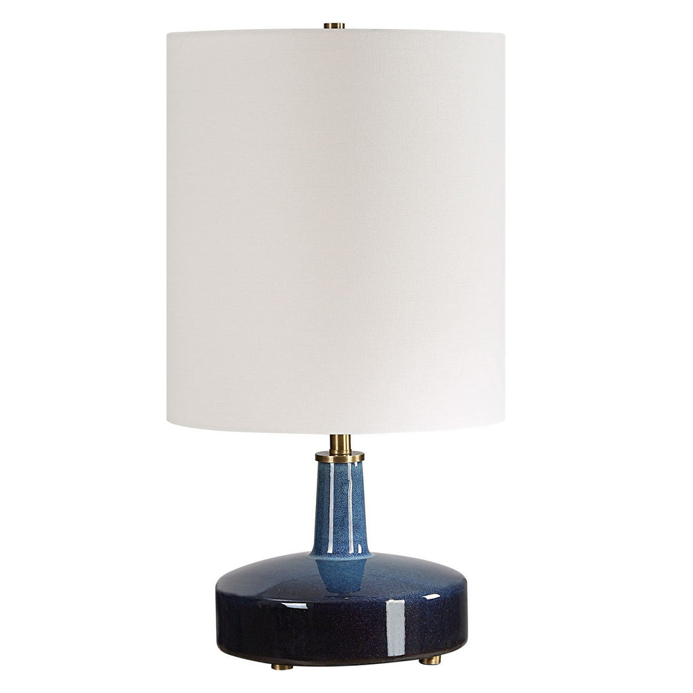 Uttermost - One Light Table Lamp - Abyss - While Brass- Union Lighting Luminaires Decor