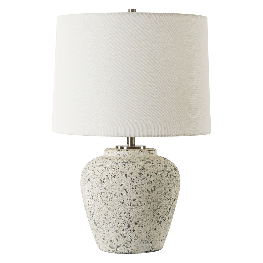 Uttermost - One Light Table Lamp - Rupture - Brushed Nickel- Union Lighting Luminaires Decor
