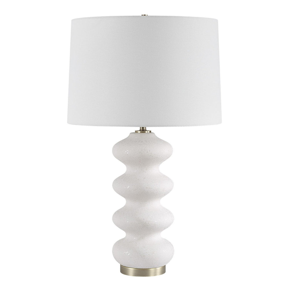 Uttermost - One Light Table Lamp - Liora - Brushed Antique Brass- Union Lighting Luminaires Decor