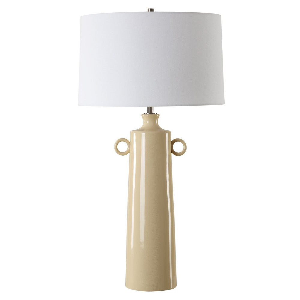 Uttermost - One Light Table Lamp - Florero - Brushed Nickel- Union Lighting Luminaires Decor