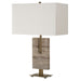 Uttermost - One Light Table Lamp - Turning Point - Brushed Antique Brass- Union Lighting Luminaires Decor
