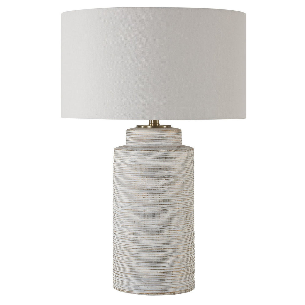 Uttermost - One Light Table Lamp - Crimp - Brass- Union Lighting Luminaires Decor