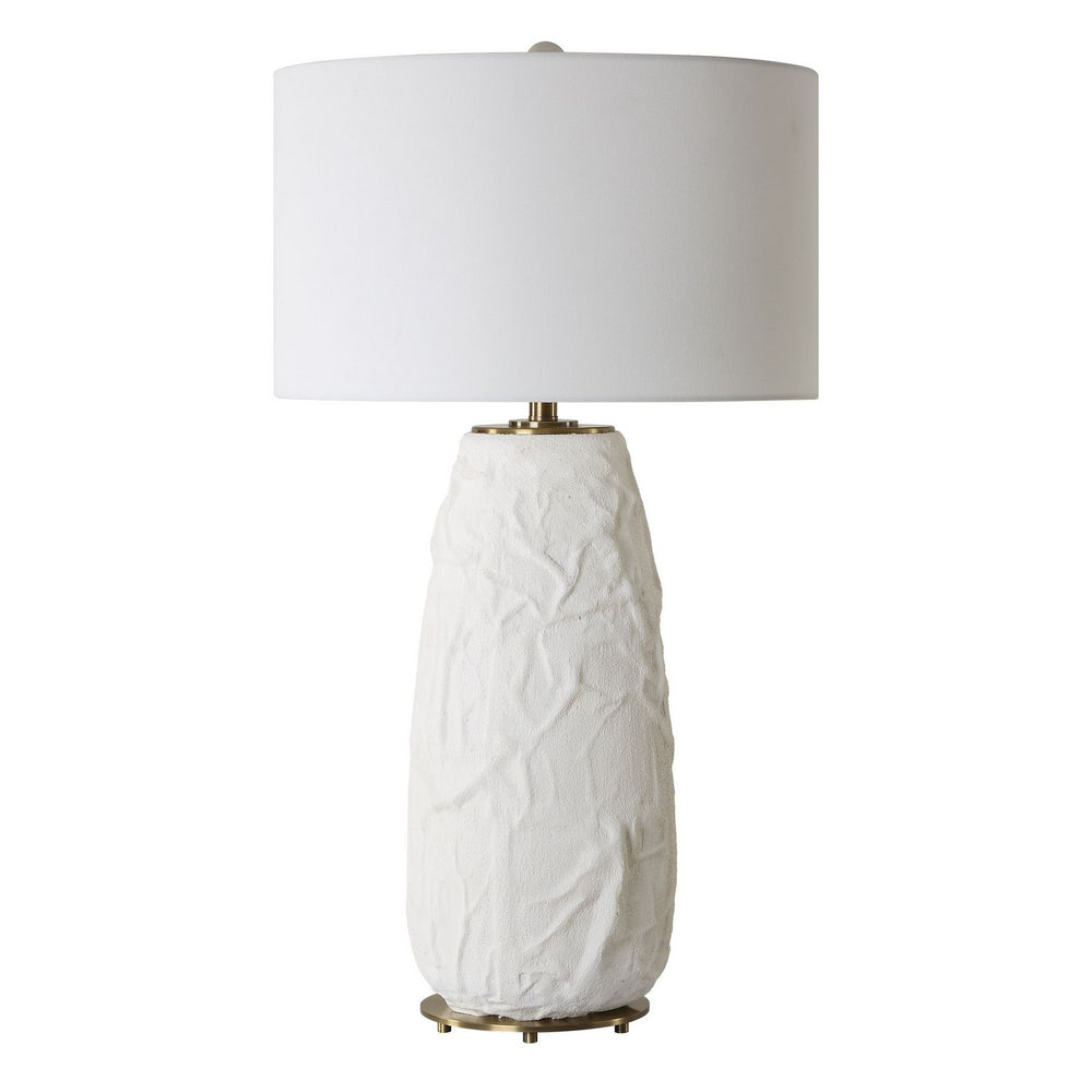 Uttermost - One Light Table Lamp - Vida - Brushed Brass- Union Lighting Luminaires Decor