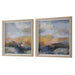 Uttermost - Framed Prints, S/2 - Dusk - Natural Wood Grain- Union Lighting Luminaires Decor